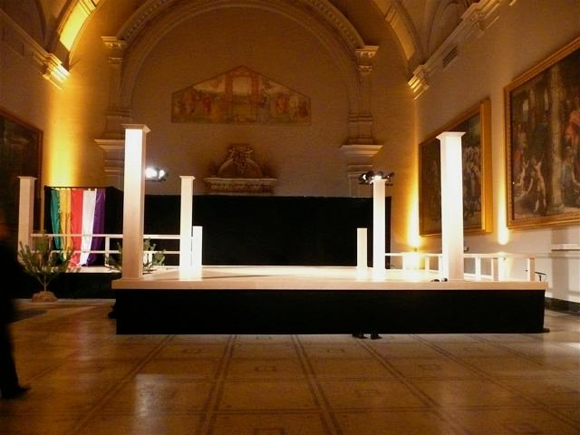 The Noh stage, Victoria & Albert Museum, London
